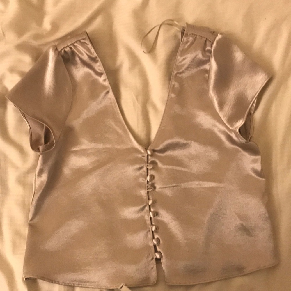 Satin top